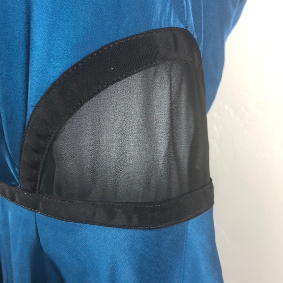 Express blue and black dress size xs - Picture 4 of 9